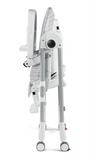 Peg Perego Prima Pappa Follow Me Multifunction High Chair - Linear Grey/ Grey