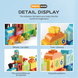 Feelo Digital Number Train Building Blocks Set - 56pcs