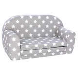Delsit Sofa Bed - Grey with White Stars