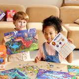 Mideer 3-in-1 Level Up 4 - Puzzles Transportation