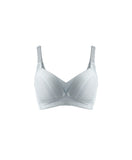 Okus Comfy Cotton Maternity & Nursing Bra - Light Grey - Laadlee