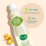 Mother Sparsh Plant Powered Baby Liquid Cleanser - 500ml Bottle - Laadlee