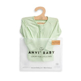 Anvi Baby Organic Zipper Sleepsuit - Light Mint