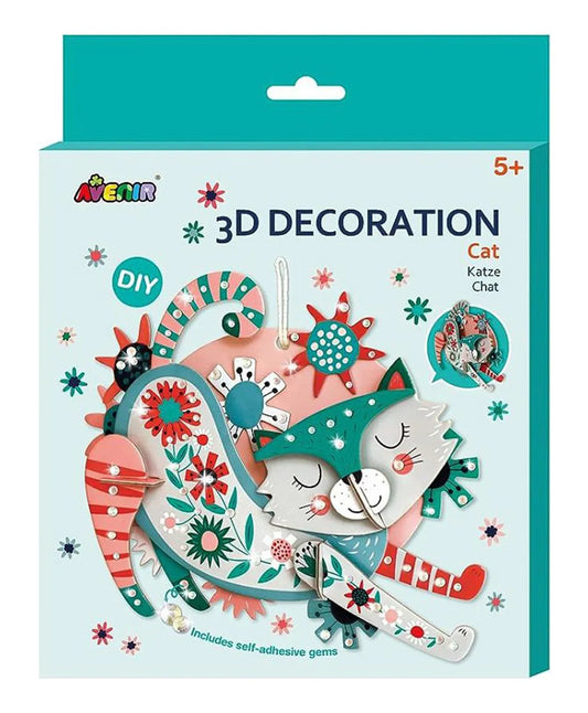 Avenir 3D Decoration Kit - Cat - Laadlee