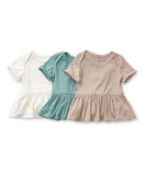 Anvi Baby Onesie Dress- Gift Set Girls - Mocha/Sage/White