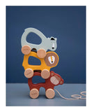 Trixie Wooden Pull Along Toy - Mr. Polar Bear - Laadlee