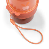 Done By Deer To Go 2-Way Snack Container Small Birdee - Papaya