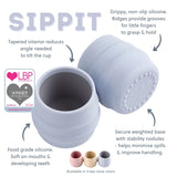 Bibado Sippit Silicone Open Trainer Cup Pack of 2 - Mist