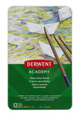 Derwent Watercolor Tin Of 12