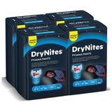 Huggies DryNites Pyjama Pants, 4-7Y , Bed Wetting Diaper, Boys, 17-30kg, Jumbo Pack - 16pcs