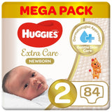 Huggies Extra Care - Size 6, 15+kg, Twin Jumbo Pack - 84pcs