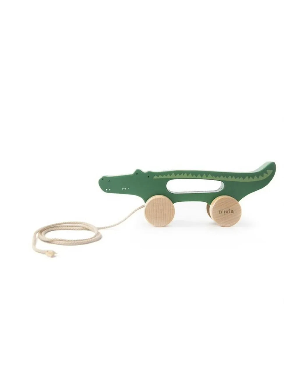 Trixie Wooden Pull Along Toy - Mr. Crocodile - Laadlee