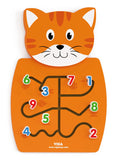 Viga Wall Toy Kitten- Matching Numbers