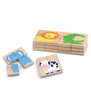Viga Magnetic Puzzle Block Animals - 32Pcs