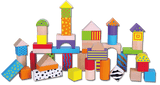 Viga Wooden Cubes - 50Pcs
