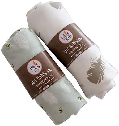 Tickle Tickle Organic Cotton Sleeping Bag Value Pack - Fauna / Cloudy - Laadlee