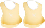 Babybjorn Feeding Bib Set 2pc - Powder Yellow