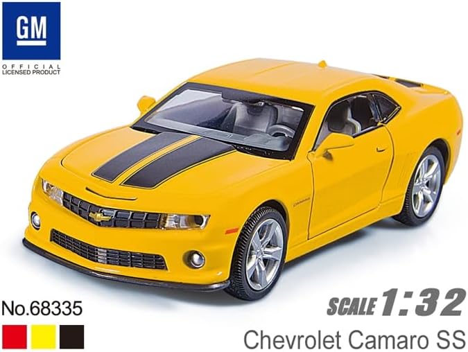 MSZ Chevrolet Camaro SS Car 1:32 Die-Cast Replica - Yellow - Laadlee