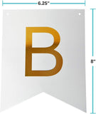 Brain Giggles White Happy Birthday Cardstock Banner