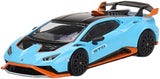 MSZ Lamborghini STO Car 1:64 Die-Cast Replica - Blue - Laadlee