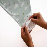 Tickle Tickle Organic Cotton Sleeping Bag with Feet - Cloudy Nights - Laadlee