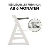 Hauck Alpha Wooden Tray For Alpha+ Highchair - Charcoal