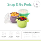Melii Snap & Go Pads Food Storage Container - 4pcs - Laadlee