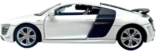 MSZ Audi R8 GT Super Car 1:32 Die-Cast Replica - White - Laadlee