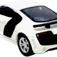 MSZ Audi R8 GT Super Car 1:32 Die-Cast Replica - White - Laadlee