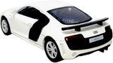MSZ Audi R8 GT Super Car 1:32 Die-Cast Replica - White - Laadlee