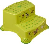 keeeper-funny-farm-meadow-double-step-stool-with-anti-slip-function-green-1