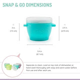 Melii Snap & Go Pads Food Storage Container - 4pcs - Laadlee