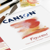 Canson 1557 Oil And Acrylic Colour Pad 33x41cm 10 Sheets 290GSM