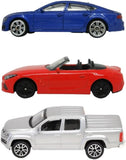 MSZ German Trio Set Car 1:64 Die-Cast Replica - BMW, Audi, Volkswagen (3pcs) - Laadlee