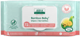 Aleva Naturals Bamboo Baby Sensitive Wipes - 72Ct - Laadlee