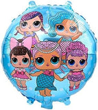Brain Giggles LOL Birthday Decorations for Girls - Pink - 5 Pcs