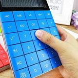 Deli Calculator Plastic 12 Digits Blue E1589