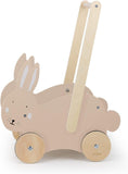 Trixie Wooden Push Along Cart - Mrs. Rabbit - Laadlee