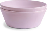 Mushie Dinner Bowl Round Soft Lilac - Laadlee