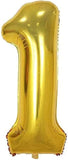 Brain Giggles 1 Number Foil Balloon 40inch - Gold