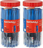 Nataraj 621 Fine Ball Pen 0.7mm Blue Jar - 30Pcs