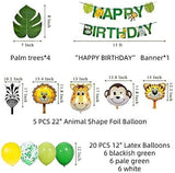 Brain Giggles Jungle Birthday Party Decoration Set - 45 Pcs