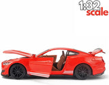 MSZ Ford Shelby GT350 Car 1:32 Die-Cast Replica - Red - Laadlee