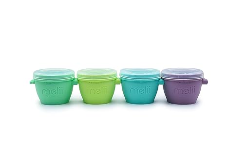 Melii Snap & Go Pads Food Storage Container - 4pcs - Laadlee