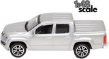 MSZ Volkswagen Amarok Car 1:48 Die-Cast Replica - Silver - Laadlee