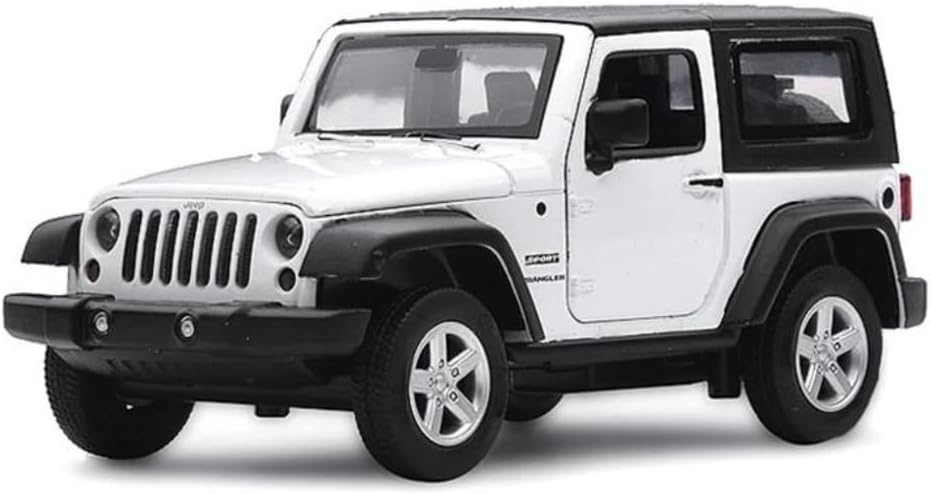 MSZ Jeep Wrangler 1:32 Die-Cast Replica - White - Laadlee