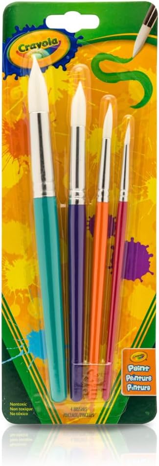 Crayola Round Brush Set - Pack of 4 - Laadlee