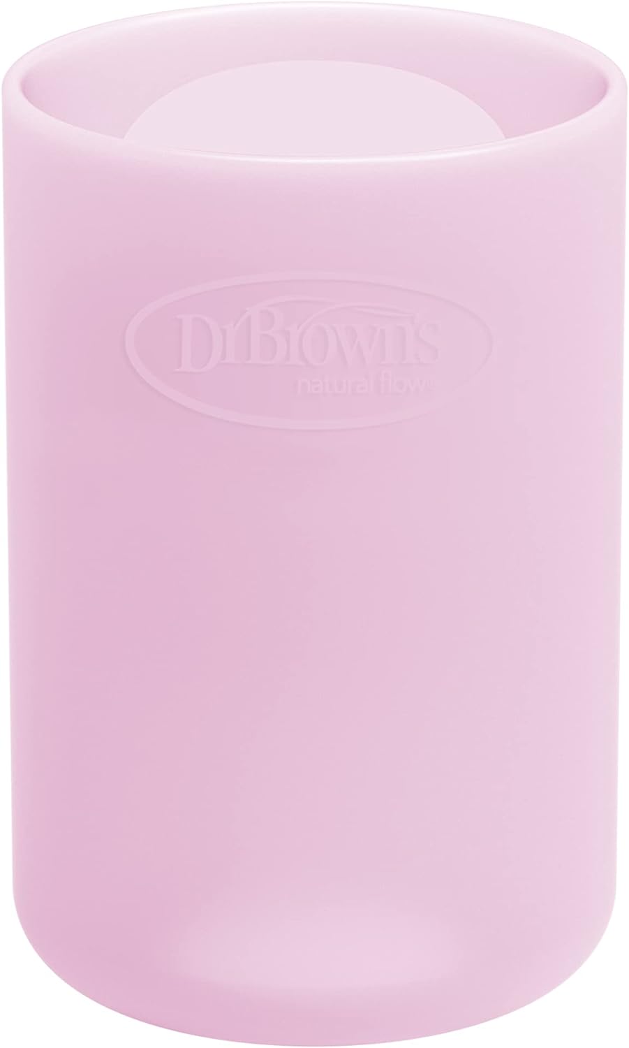 Dr. Brown's Narrow Glass Bottle Sleeve 120ml - Pink - Laadlee