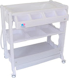 TheKiddoz Changing Table with Bathtub - Grey - Laadlee