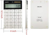 Deli Calculator Plastic 12 Digits White E1589